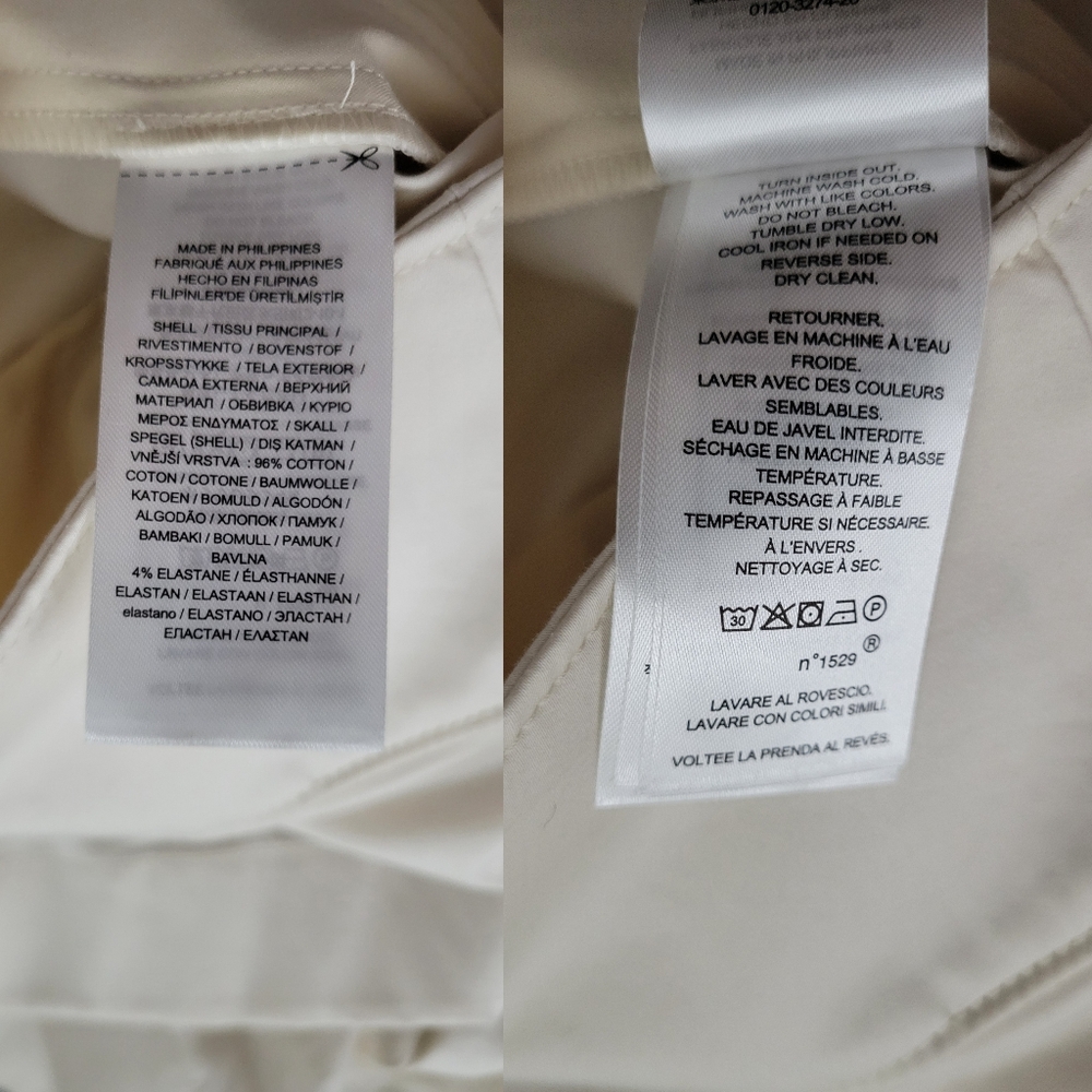 LRL Ralph Lauren Womens 14 Pleated Shorts Cream Coastal Beachy Preppy Resortwear - Picture 5 of 5